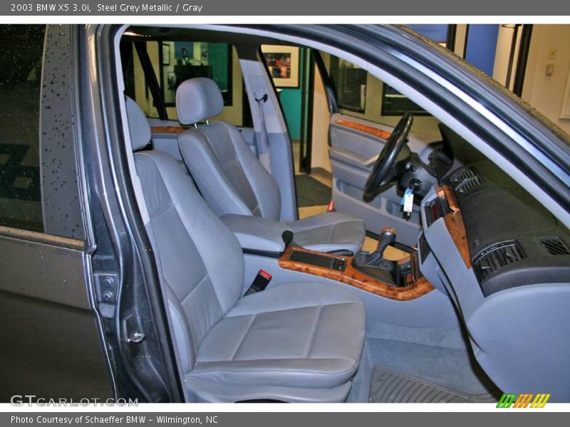 Steel Grey Metallic / Gray 2003 BMW X5 3.0i