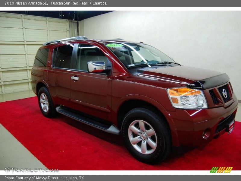 Tuscan Sun Red Pearl / Charcoal 2010 Nissan Armada SE