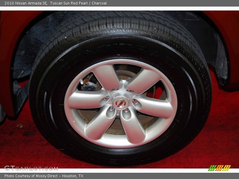 Tuscan Sun Red Pearl / Charcoal 2010 Nissan Armada SE