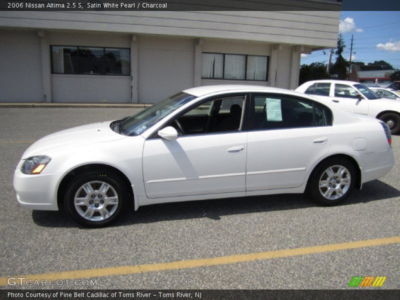 Satin White Pearl / Charcoal 2006 Nissan Altima 2.5 S