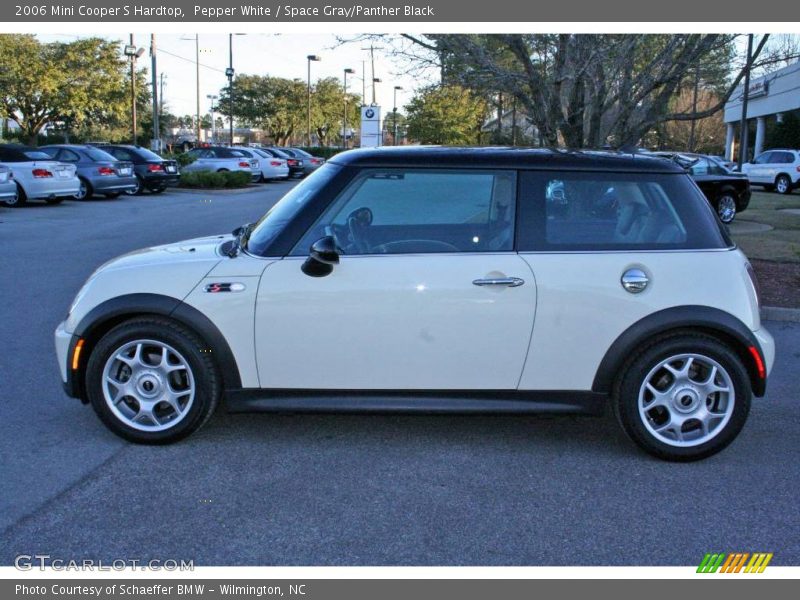 Pepper White / Space Gray/Panther Black 2006 Mini Cooper S Hardtop
