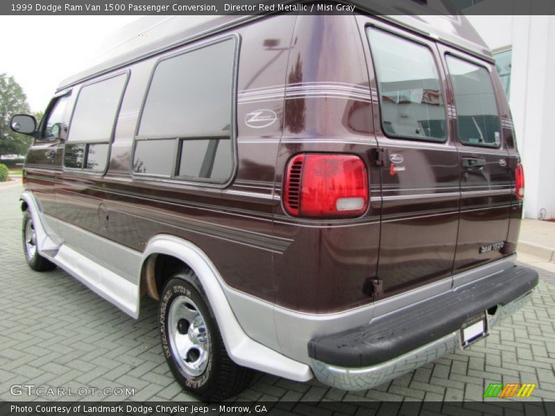 Director Red Metallic / Mist Gray 1999 Dodge Ram Van 1500 Passenger Conversion
