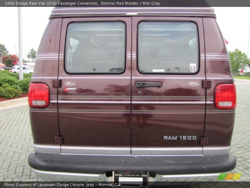 Director Red Metallic / Mist Gray 1999 Dodge Ram Van 1500 Passenger Conversion
