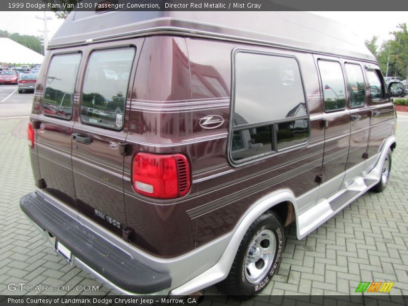 Director Red Metallic / Mist Gray 1999 Dodge Ram Van 1500 Passenger Conversion