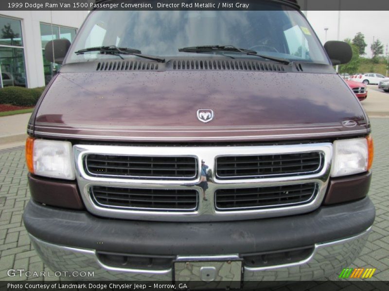 Director Red Metallic / Mist Gray 1999 Dodge Ram Van 1500 Passenger Conversion