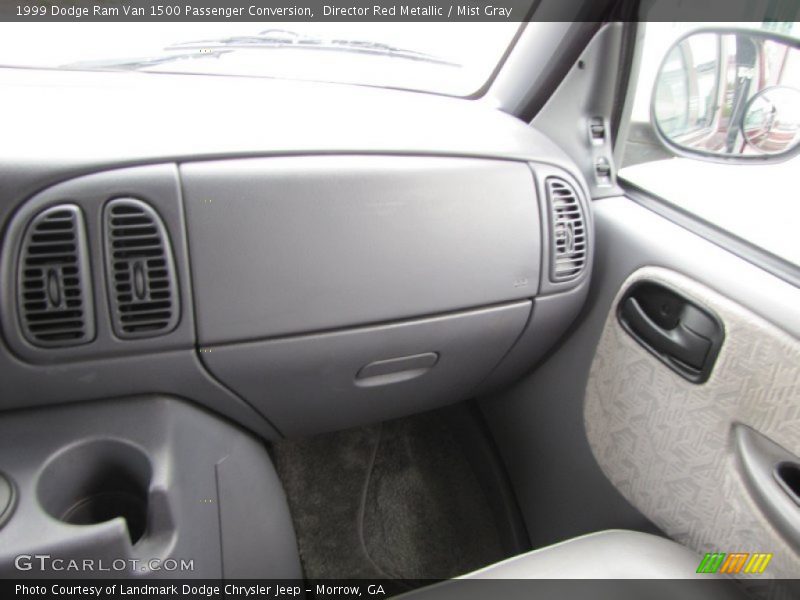 Director Red Metallic / Mist Gray 1999 Dodge Ram Van 1500 Passenger Conversion