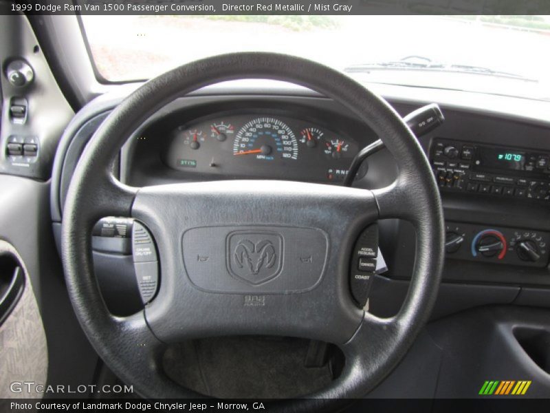 Director Red Metallic / Mist Gray 1999 Dodge Ram Van 1500 Passenger Conversion