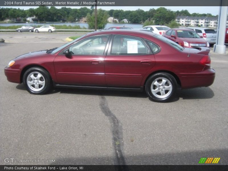 Merlot Metallic / Medium Parchment 2004 Ford Taurus SES Sedan