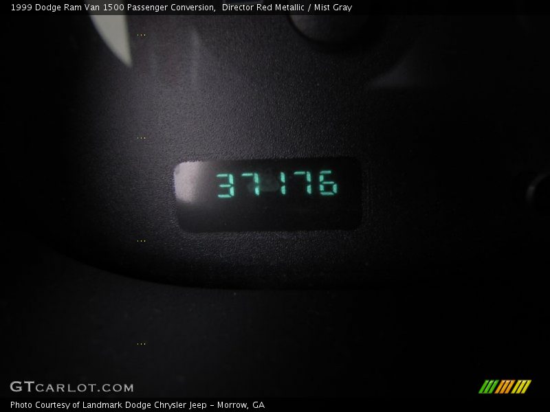 Director Red Metallic / Mist Gray 1999 Dodge Ram Van 1500 Passenger Conversion