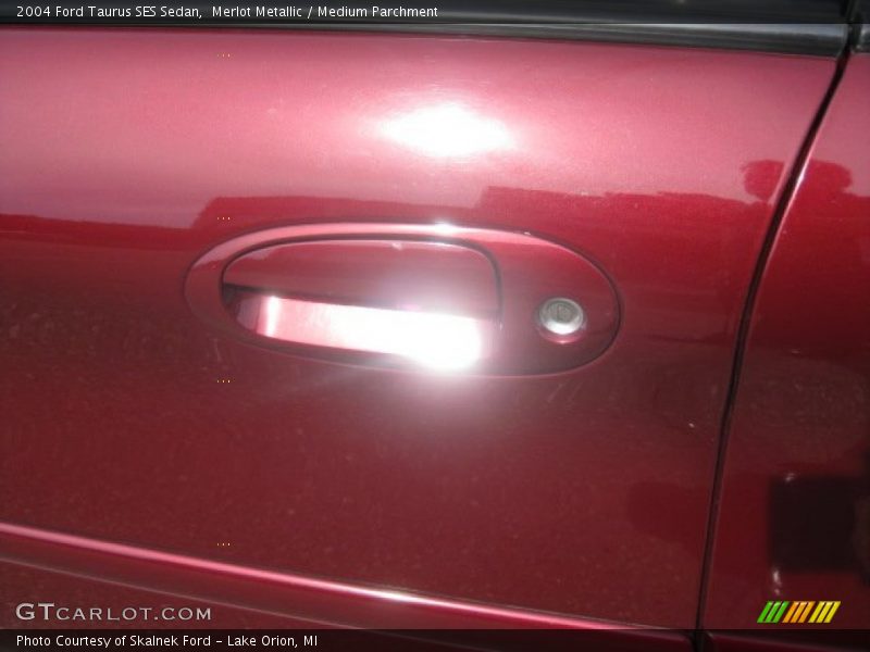 Merlot Metallic / Medium Parchment 2004 Ford Taurus SES Sedan