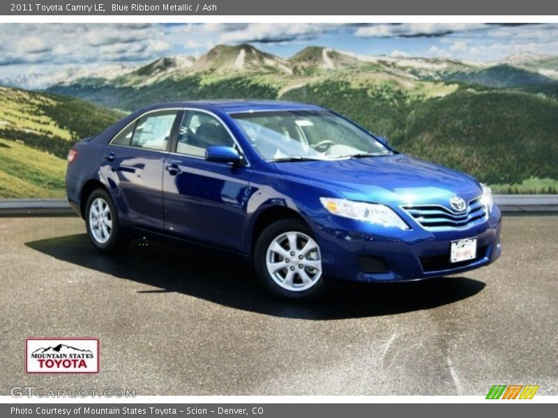 Blue Ribbon Metallic / Ash 2011 Toyota Camry LE
