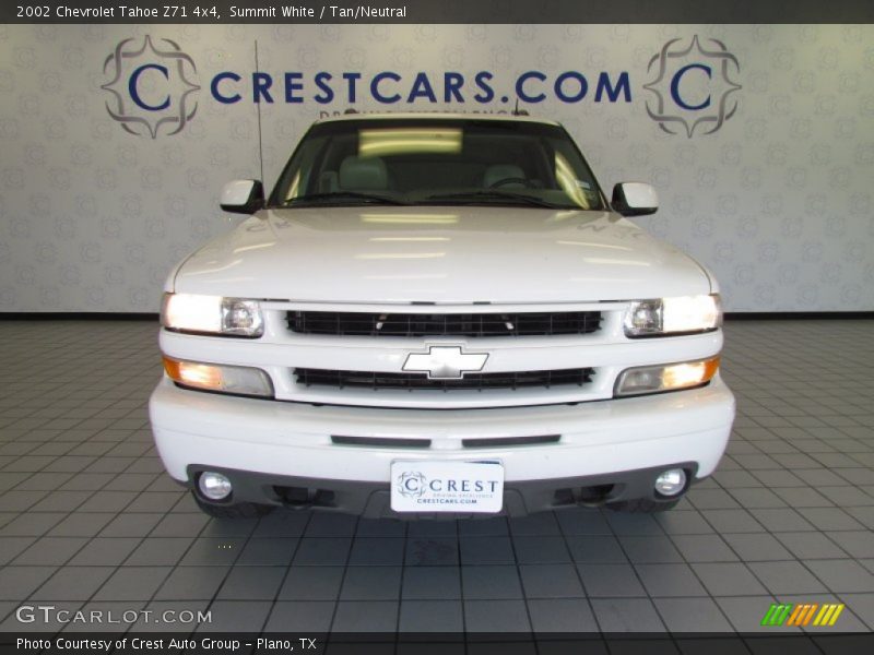 Summit White / Tan/Neutral 2002 Chevrolet Tahoe Z71 4x4
