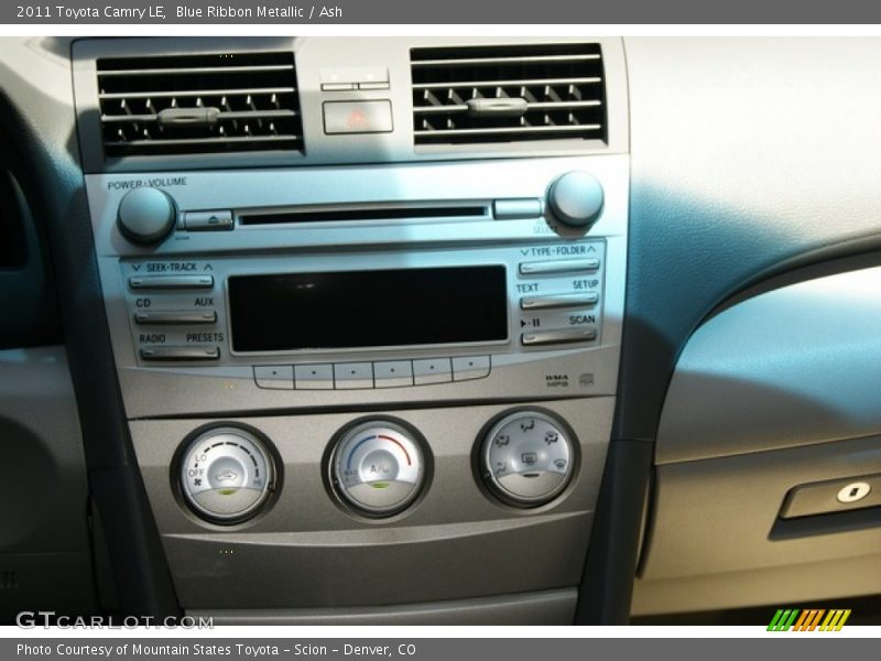 Blue Ribbon Metallic / Ash 2011 Toyota Camry LE