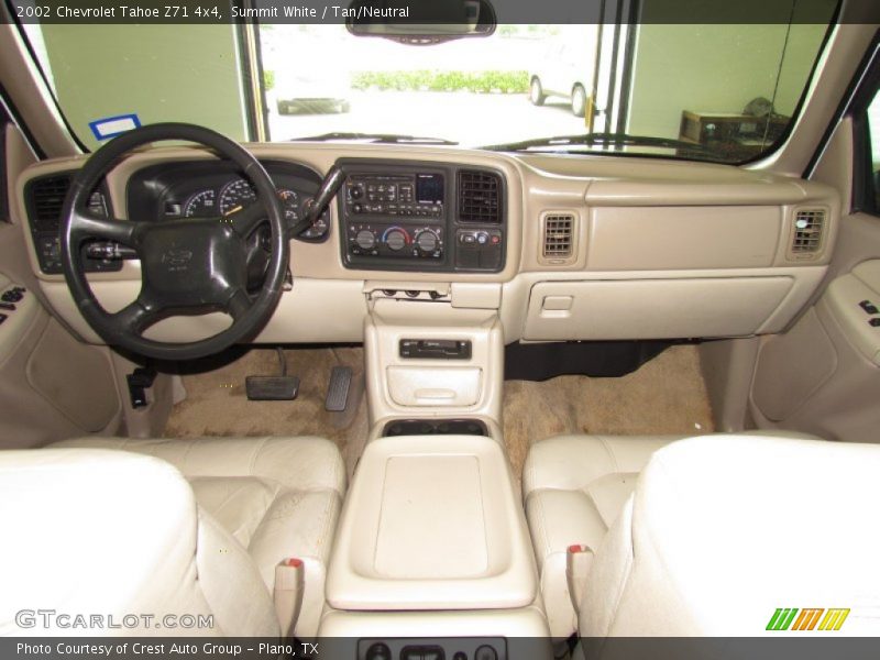 Summit White / Tan/Neutral 2002 Chevrolet Tahoe Z71 4x4