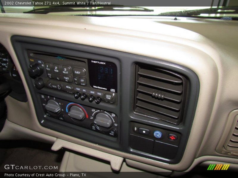 Summit White / Tan/Neutral 2002 Chevrolet Tahoe Z71 4x4