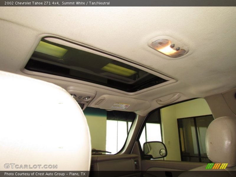 Summit White / Tan/Neutral 2002 Chevrolet Tahoe Z71 4x4