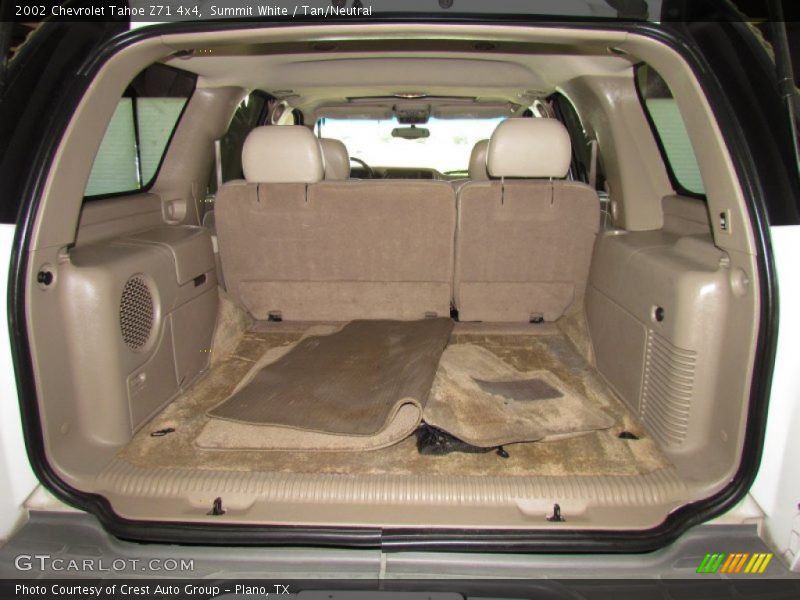 Summit White / Tan/Neutral 2002 Chevrolet Tahoe Z71 4x4