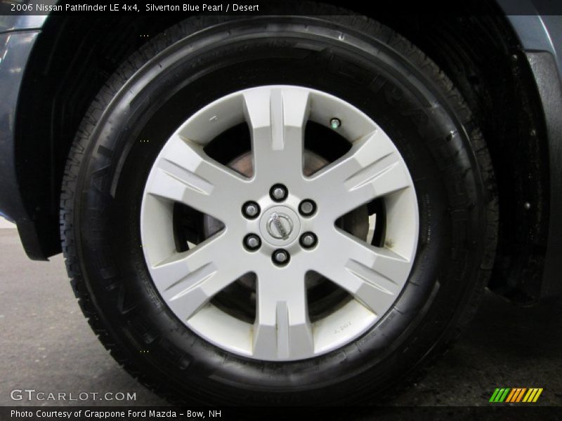 Silverton Blue Pearl / Desert 2006 Nissan Pathfinder LE 4x4