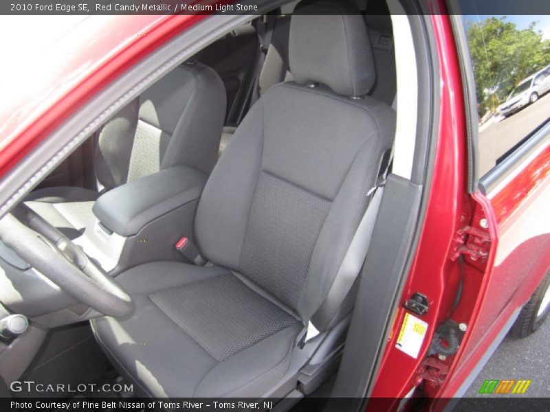 Red Candy Metallic / Medium Light Stone 2010 Ford Edge SE