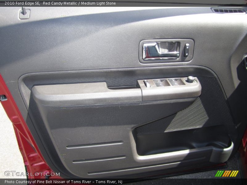 Red Candy Metallic / Medium Light Stone 2010 Ford Edge SE