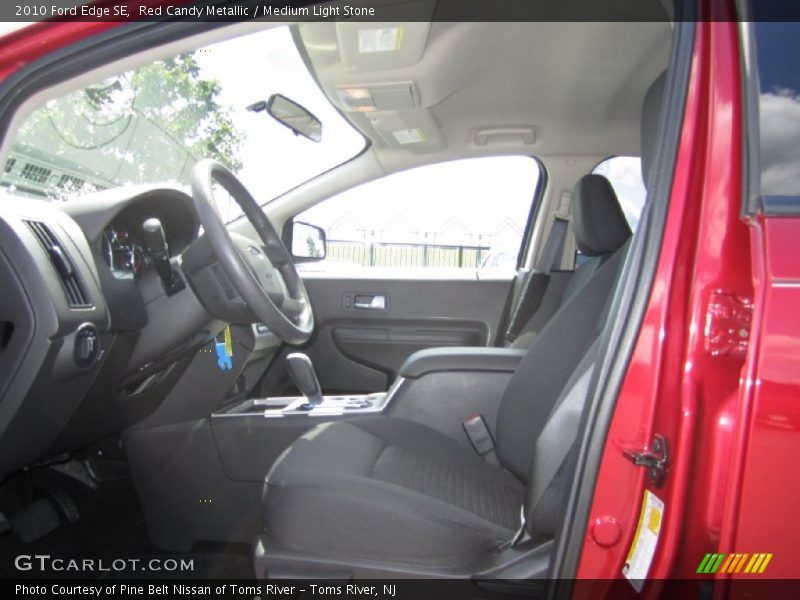 Red Candy Metallic / Medium Light Stone 2010 Ford Edge SE