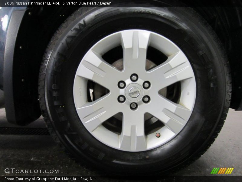 Silverton Blue Pearl / Desert 2006 Nissan Pathfinder LE 4x4