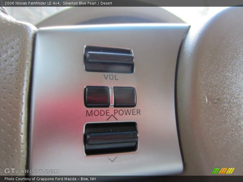 Silverton Blue Pearl / Desert 2006 Nissan Pathfinder LE 4x4
