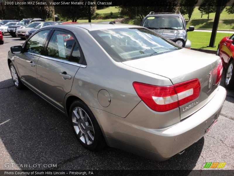 Vapor Silver Metallic / Dark Charcoal 2008 Lincoln MKZ Sedan