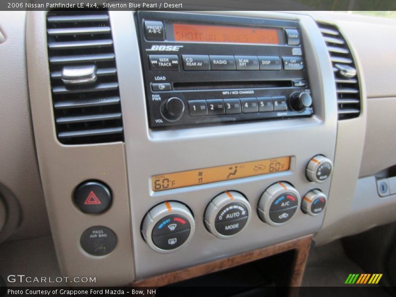 Silverton Blue Pearl / Desert 2006 Nissan Pathfinder LE 4x4