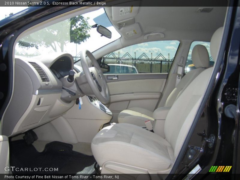 Espresso Black Metallic / Beige 2010 Nissan Sentra 2.0 S