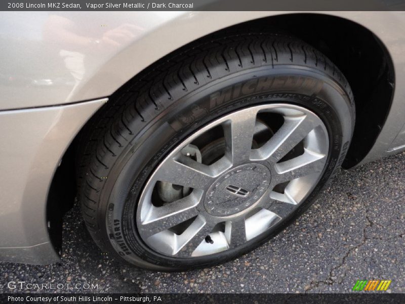 Vapor Silver Metallic / Dark Charcoal 2008 Lincoln MKZ Sedan