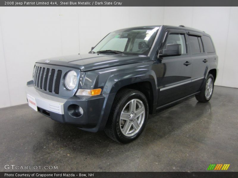 Steel Blue Metallic / Dark Slate Gray 2008 Jeep Patriot Limited 4x4