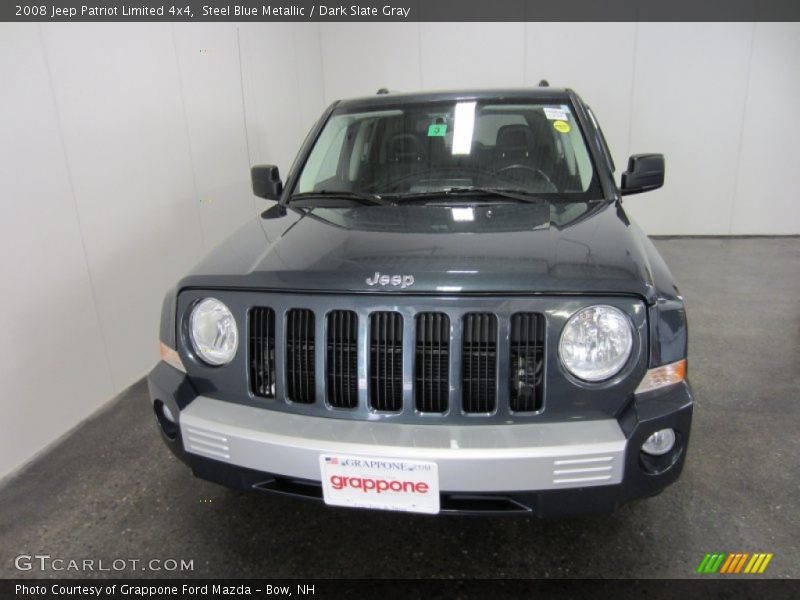 Steel Blue Metallic / Dark Slate Gray 2008 Jeep Patriot Limited 4x4