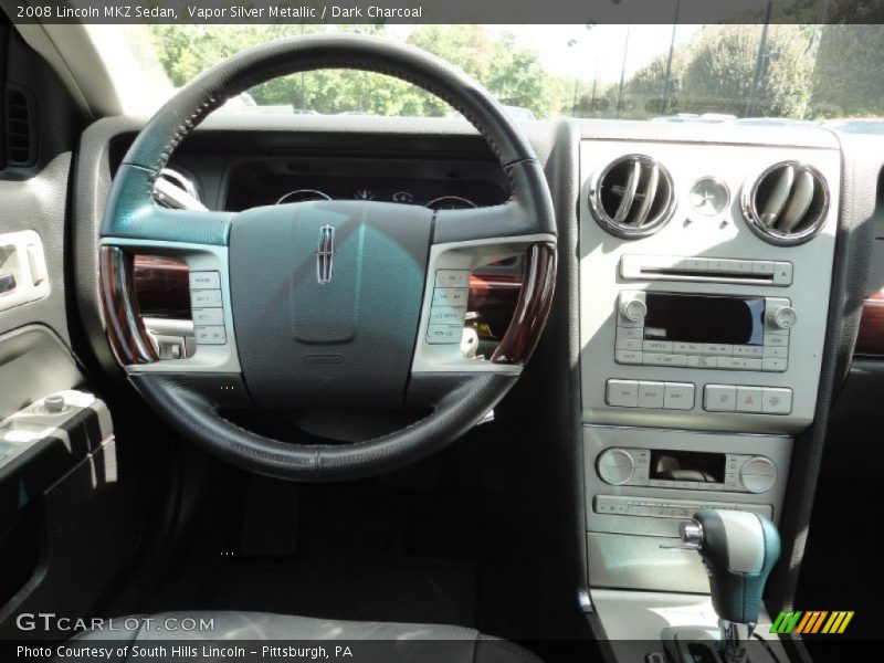 Vapor Silver Metallic / Dark Charcoal 2008 Lincoln MKZ Sedan