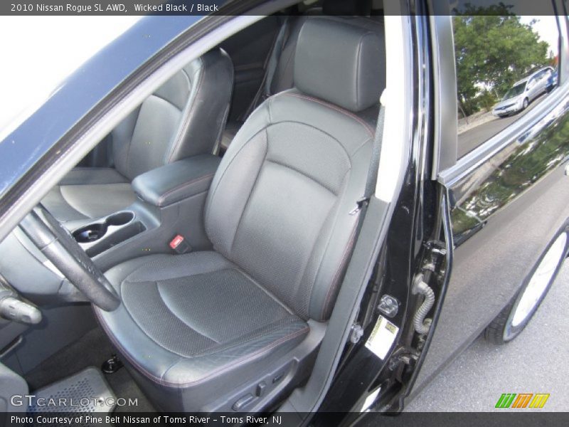 Wicked Black / Black 2010 Nissan Rogue SL AWD