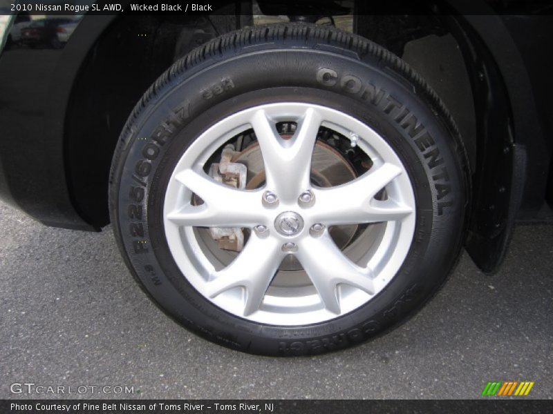 Wicked Black / Black 2010 Nissan Rogue SL AWD
