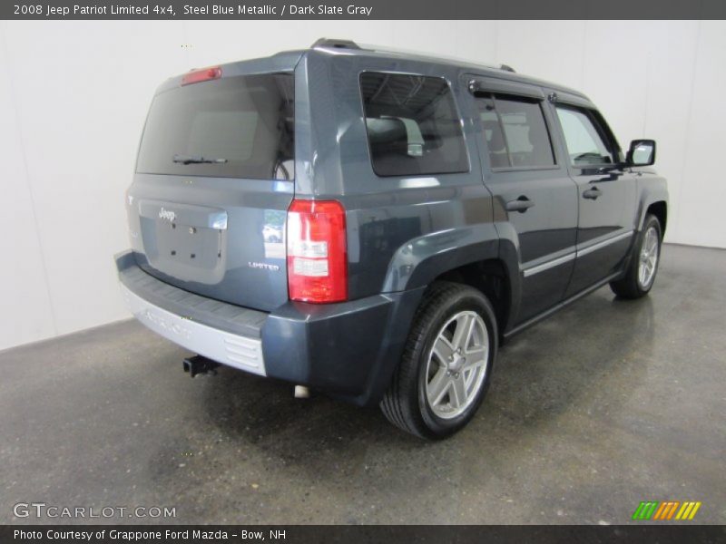 Steel Blue Metallic / Dark Slate Gray 2008 Jeep Patriot Limited 4x4