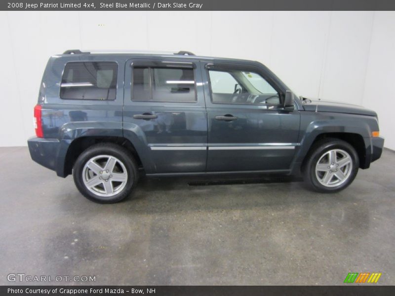 Steel Blue Metallic / Dark Slate Gray 2008 Jeep Patriot Limited 4x4
