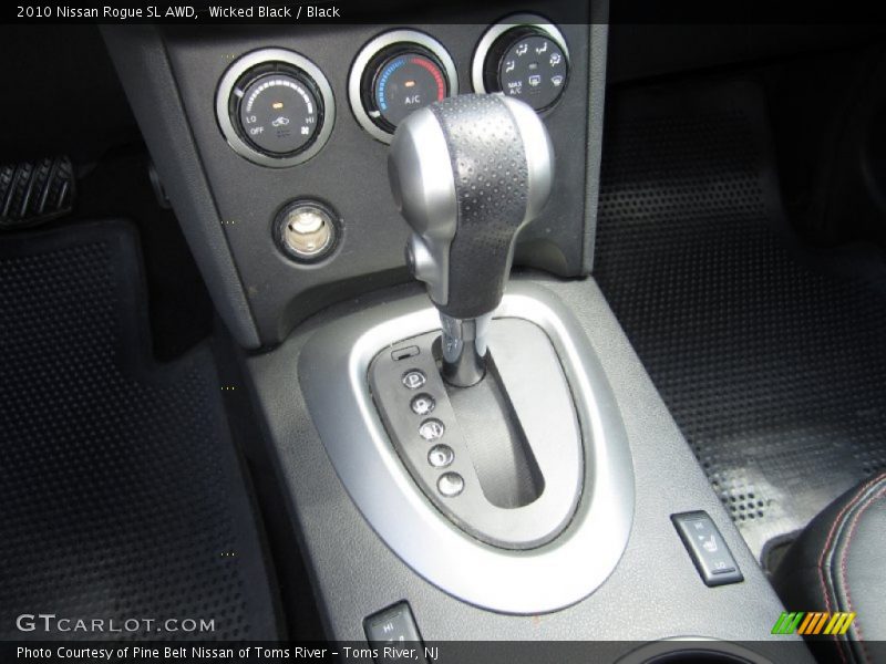 Wicked Black / Black 2010 Nissan Rogue SL AWD