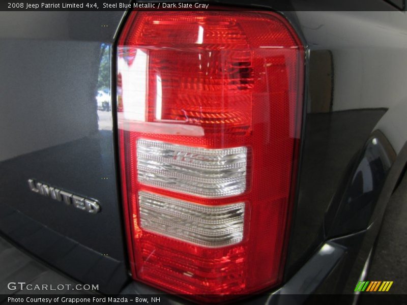 Steel Blue Metallic / Dark Slate Gray 2008 Jeep Patriot Limited 4x4