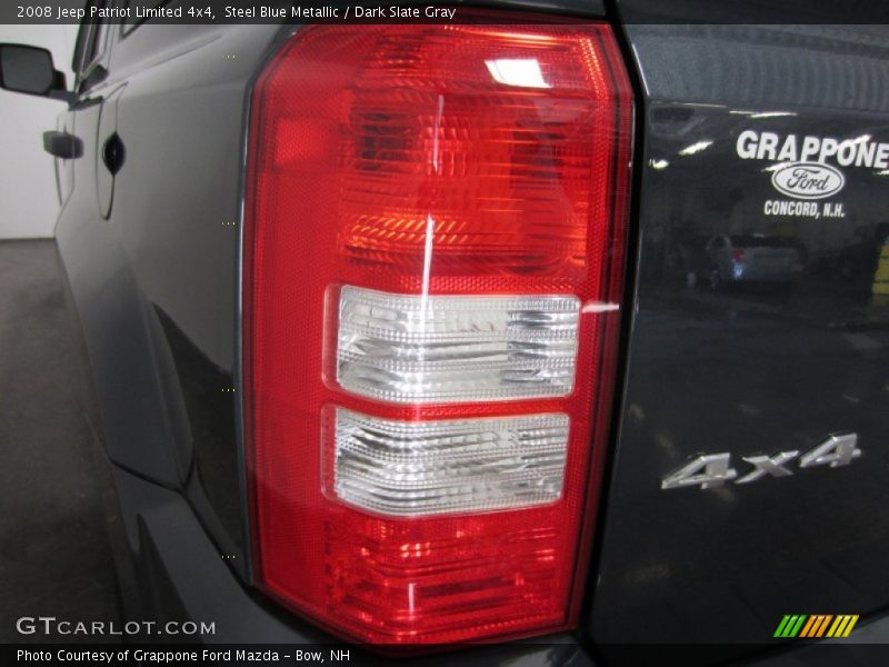 Steel Blue Metallic / Dark Slate Gray 2008 Jeep Patriot Limited 4x4