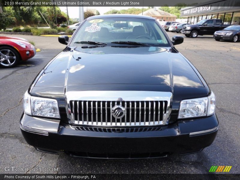 Black / Medium Light Stone 2010 Mercury Grand Marquis LS Ultimate Edition
