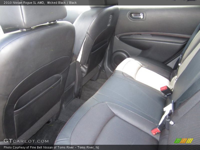 Wicked Black / Black 2010 Nissan Rogue SL AWD