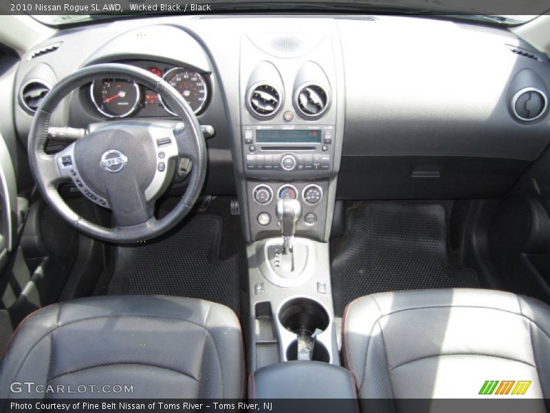 Wicked Black / Black 2010 Nissan Rogue SL AWD