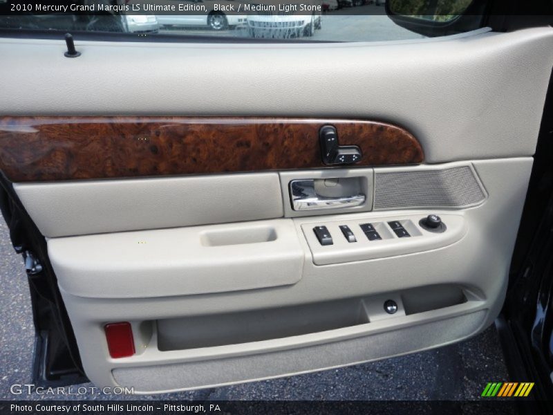 Black / Medium Light Stone 2010 Mercury Grand Marquis LS Ultimate Edition