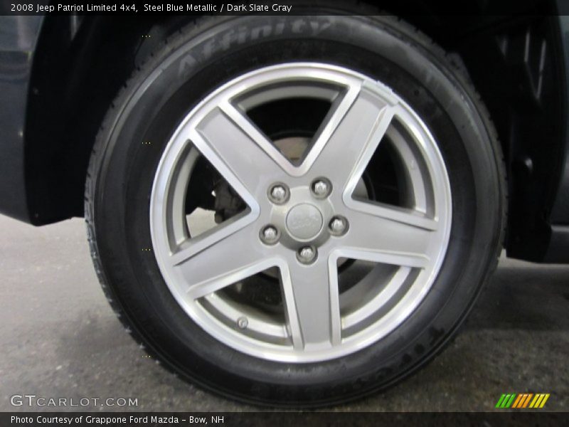 Steel Blue Metallic / Dark Slate Gray 2008 Jeep Patriot Limited 4x4