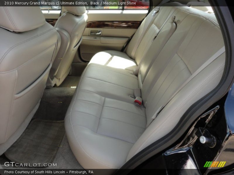 Black / Medium Light Stone 2010 Mercury Grand Marquis LS Ultimate Edition