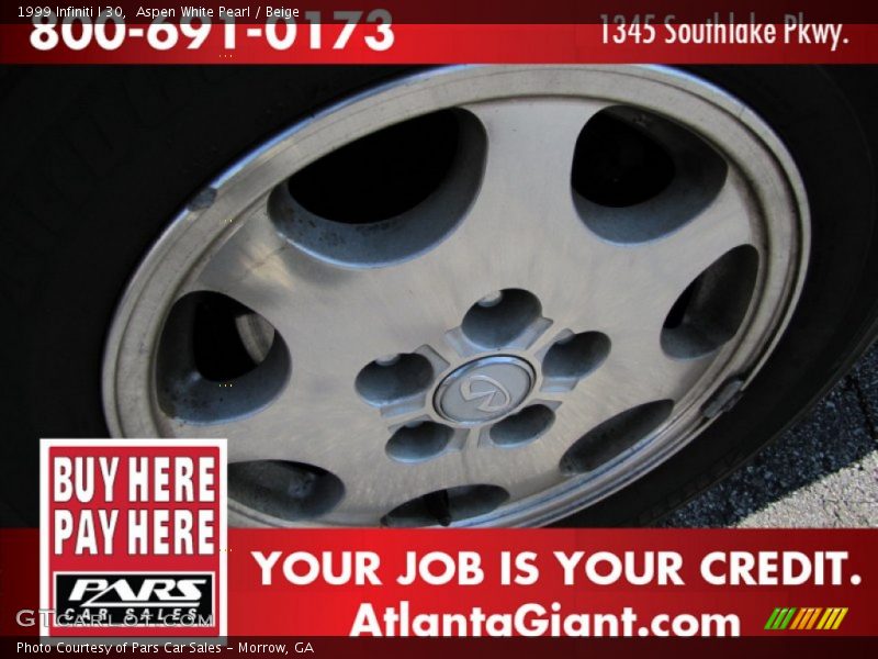Aspen White Pearl / Beige 1999 Infiniti I 30