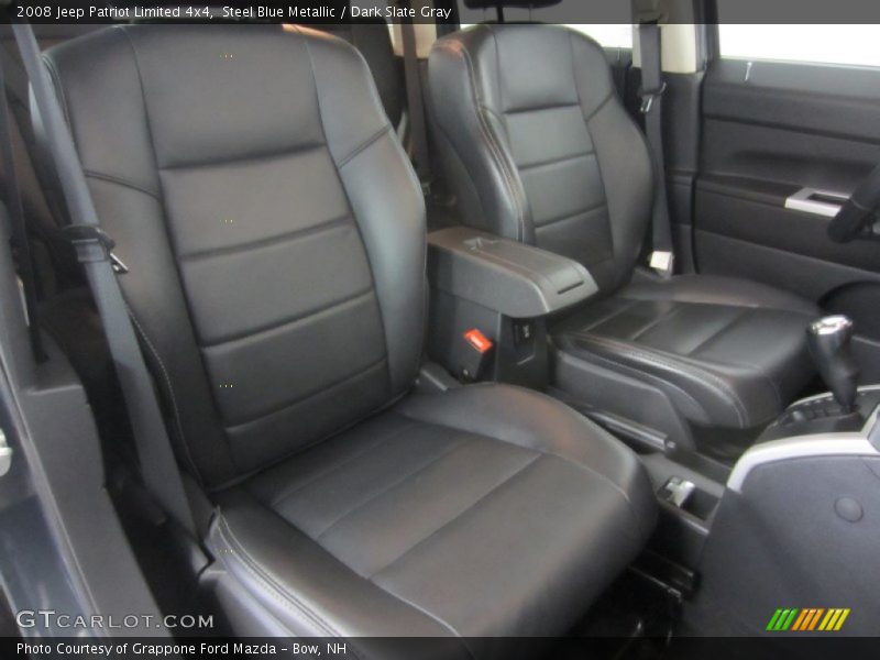 Steel Blue Metallic / Dark Slate Gray 2008 Jeep Patriot Limited 4x4