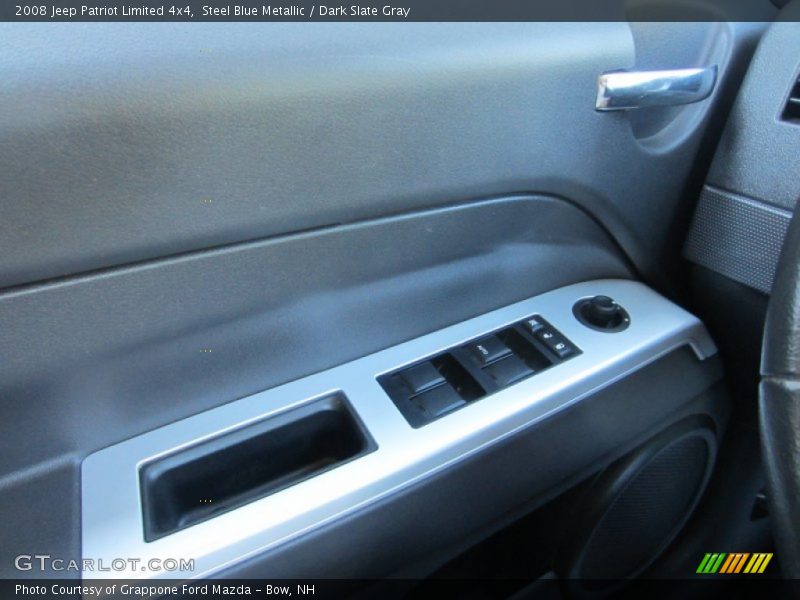 Steel Blue Metallic / Dark Slate Gray 2008 Jeep Patriot Limited 4x4